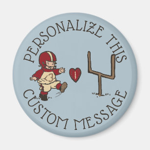 Football Kick Heart Magneet