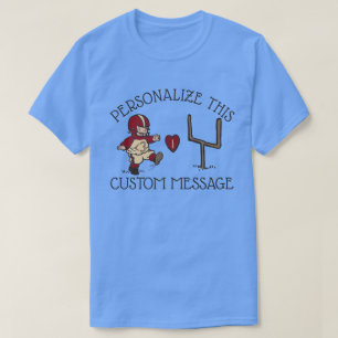 Football Kick Heart T-shirt