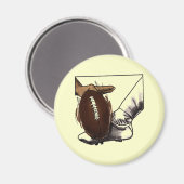 Football Kick T-shirts en cadeautjes Magneet (Voorkant / Achterkant)