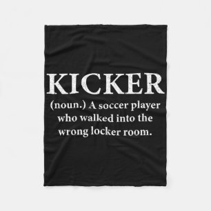 Football Kicker Definition Football Fleece Deken