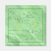 Football Kicker Sluit de Stippen aan Magneet (Voorkant)