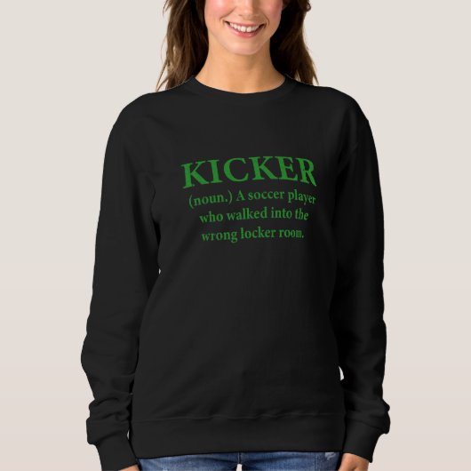 Football Kicking Kicker Definition Football Kicker Trui (Voorkant)