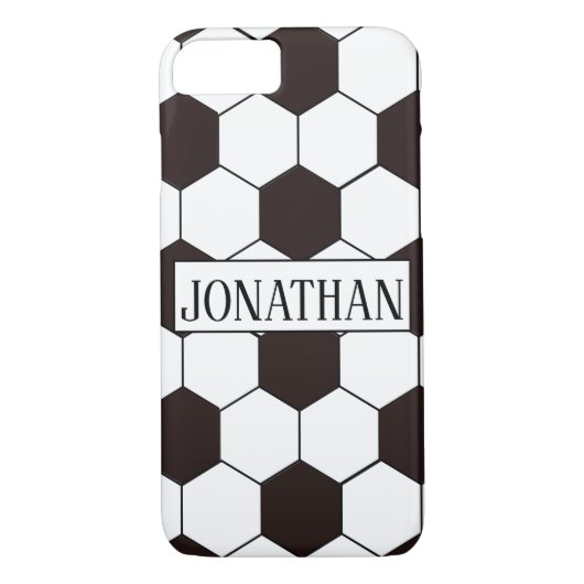 Football Kinder Voetbalpatroon Voetballer Verjaard Case-Mate iPhone Case (Achterkant)