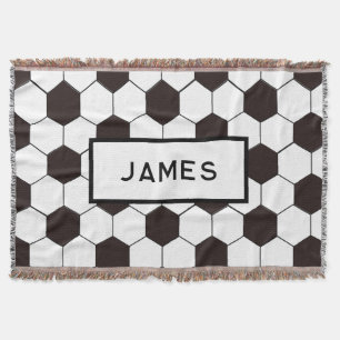 Football Kinder Voetbalpatroon Voetballer Verjaard Deken