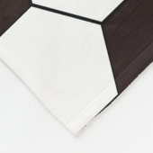 Football Kinder Voetbalpatroon Voetballer Verjaard Fleece Deken (Hoek)