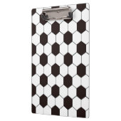 Football Kinder Voetbalpatroon Voetballer Verjaard Klembord (Links)