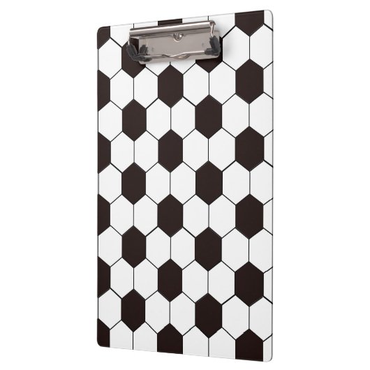 Football Kinder Voetbalpatroon Voetballer Verjaard Klembord (Links)