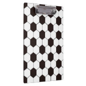 Football Kinder Voetbalpatroon Voetballer Verjaard Klembord (Rechts)