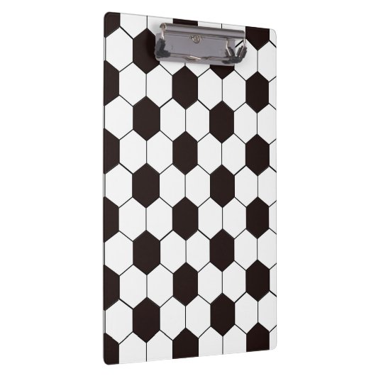 Football Kinder Voetbalpatroon Voetballer Verjaard Klembord (Rechts)