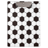 Football Kinder Voetbalpatroon Voetballer Verjaard Klembord (Voorkant)