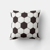 Football Kinder Voetbalpatroon Voetballer Verjaard Kussen (Achterkant)