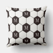 Football Kinder Voetbalpatroon Voetballer Verjaard Kussen (Achterkant)