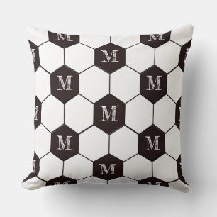 Football Kinder Voetbalpatroon Voetballer Verjaard Kussen