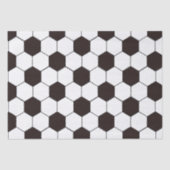 Football Kinder Voetbalpatroon Voetballer Verjaard Tissuepapier (Voorkant)