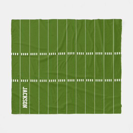 Football Kinderen Fleece Deken (Voorkant (Horizontaal))