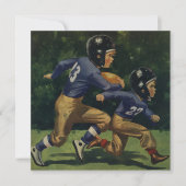 Football, Kinderen, Jongens die Sporten Kaart (Voorkant)