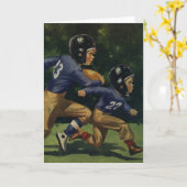  Football, Kinderen, Jongens die Sporten Kaart (Gele Bloem)