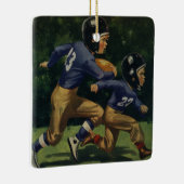  Football, Kinderen, Jongens die Sporten Keramisch Ornament (Rechts)
