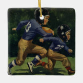  Football, Kinderen, Jongens die Sporten Keramisch Ornament (Voorkant)