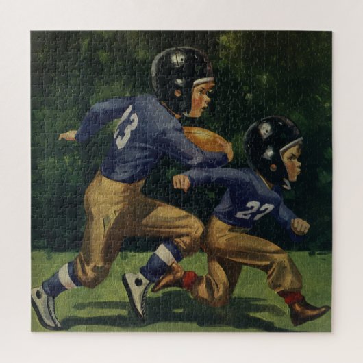  Football, Kinderen, Jongens die Sporten Legpuzzel (Verticaal)