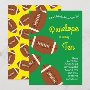 Football Kinderen van Birthday Sport Groene Boeken Kaart