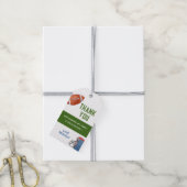 Football Kinderen Verjaardag Dank u labels Cadeaulabel (Met Touw)