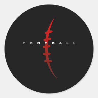 Football Kleding Amerikaans Football Ronde Sticker