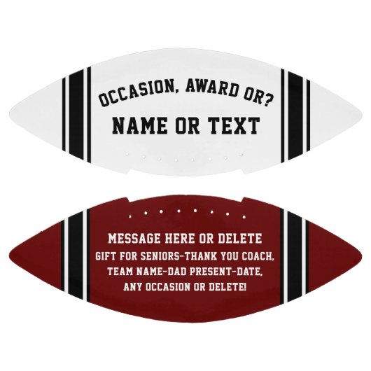 Football, KLEUREN WIJZIGEN, GEPERSONALISEERD American Football (Panelen)