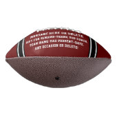  Football, KLEUREN WIJZIGEN, GEPERSONALISEERD American Football (Gedraaid 270)