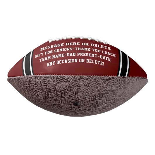 Football, KLEUREN WIJZIGEN, GEPERSONALISEERD American Football (Gedraaid 270)
