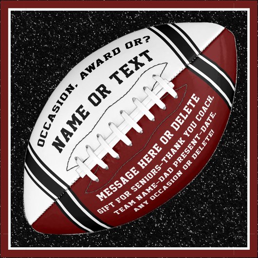  Football, KLEUREN WIJZIGEN, GEPERSONALISEERD American Football