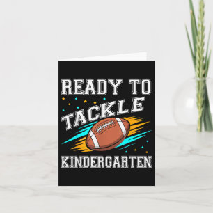 Football kleuterschool eerste dag van de school te kaart