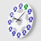 Football Klok - met Blauwe Shirten (Hoek)