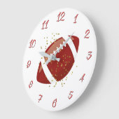 Football klok met Faux Glitter (Hoek)