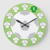 Football Klok - met witte Shirten (Voorkant)