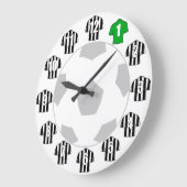 Football Klok - met zwarte en witte Shirten (Hoek)