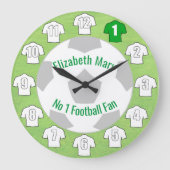 Football klok - Witte Shirten (Voorkant)