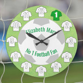 Football klok - Witte Shirten