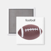 Football Koelkast Magnet (Voorkant / Achterkant)