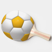 Football (kogel) tafeltennisbatje (Zijkant)