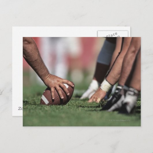 Football krammage briefkaart (Voorkant / Achterkant)