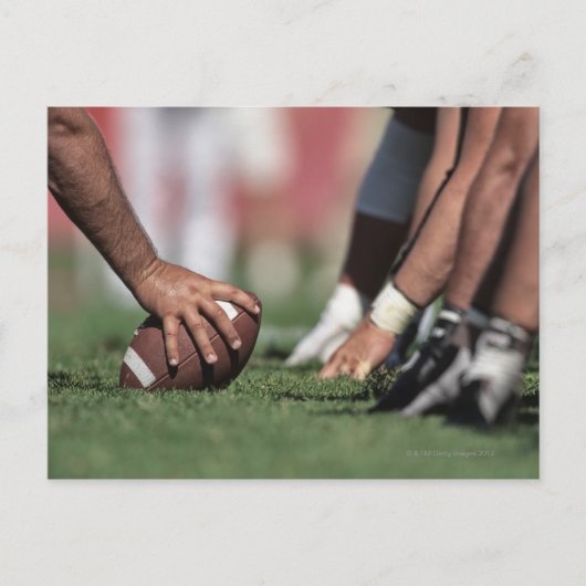 Football krammage briefkaart (Voorkant)