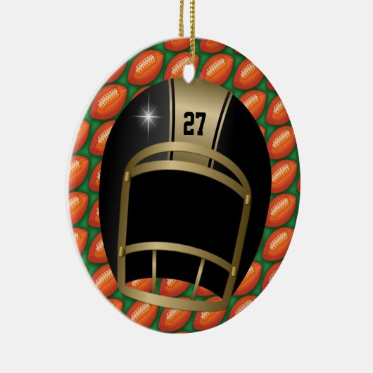 FOOTBALL LABEL / ORNAMENT - SRF (Rechts)