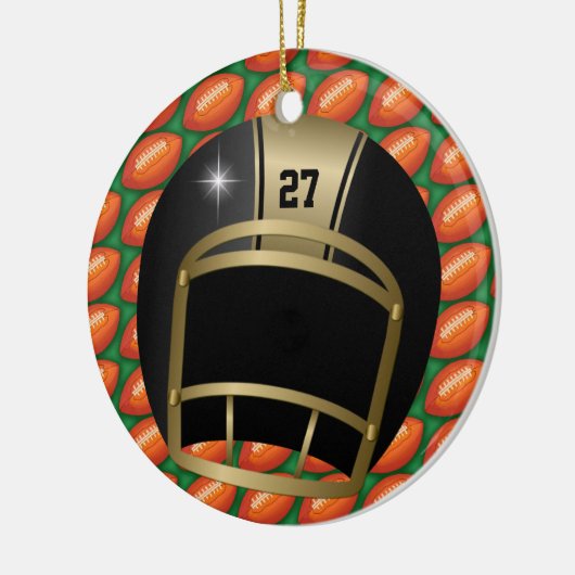 FOOTBALL LABEL / ORNAMENT - SRF (Links)