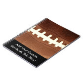 Football Laces Graphic Notitieboek (Linkerzijde)