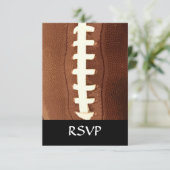 Football Laces Graphic RSVP Kaartje (Staand voorkant)