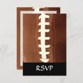 Football Laces Graphic RSVP Kaartje (Voorkant / Achterkant)