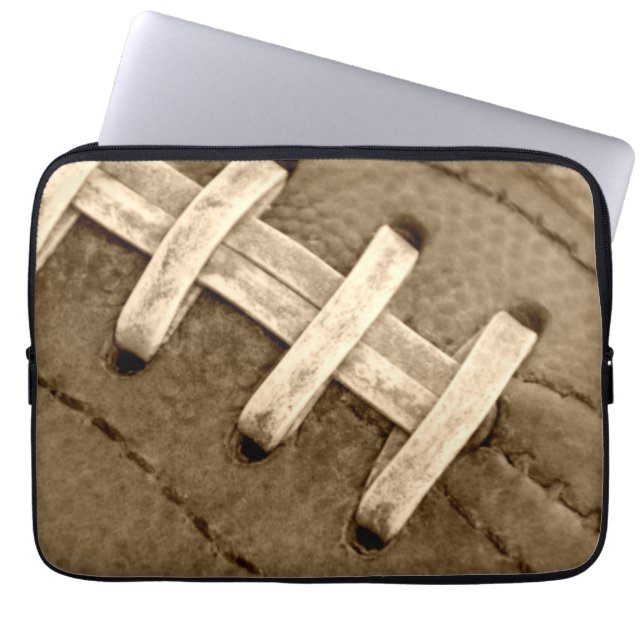 Football Laces-laptop Hoesje Laptop Sleeve (Voorkant)