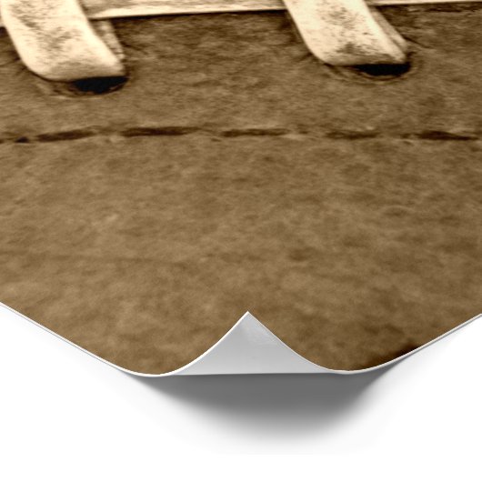 Football Laces Poster (Hoek)