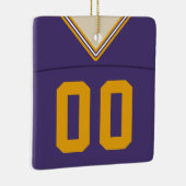  Football Lacrosse Jersey Ornament (Rechts)